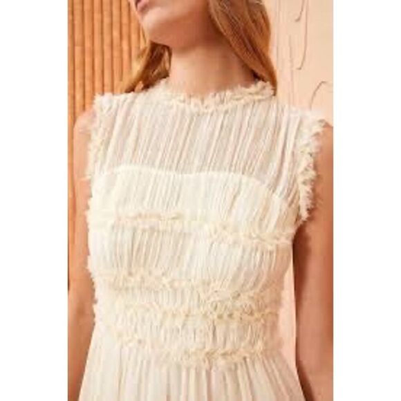 Ulla Johnson Aberdeen wool Dress Alabsater size US8 - Picture 2 of 12